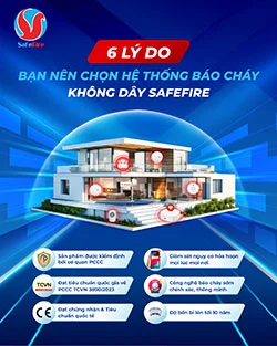 Hệ thống báo cháy thông minh không dây Safefire