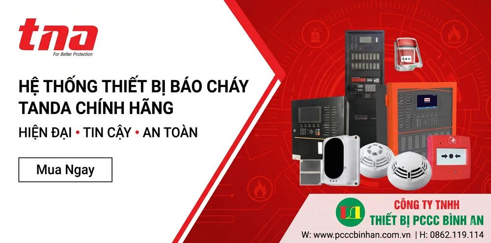 Thiết bị báo cháy Tanda - PCCC Bình An Thiết bị báo cháy Tanda - PCCC Bình An