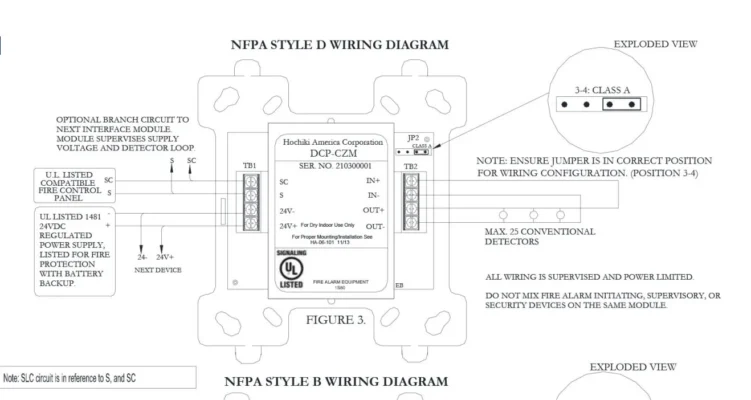 Sơ đồ hướng dẫn chi tiết Module địa chỉ Hochiki DCP-CZM cho đầu báo thường Sơ đồ hướng dẫn chi tiết Module địa chỉ Hochiki DCP-CZM cho đầu báo thường
