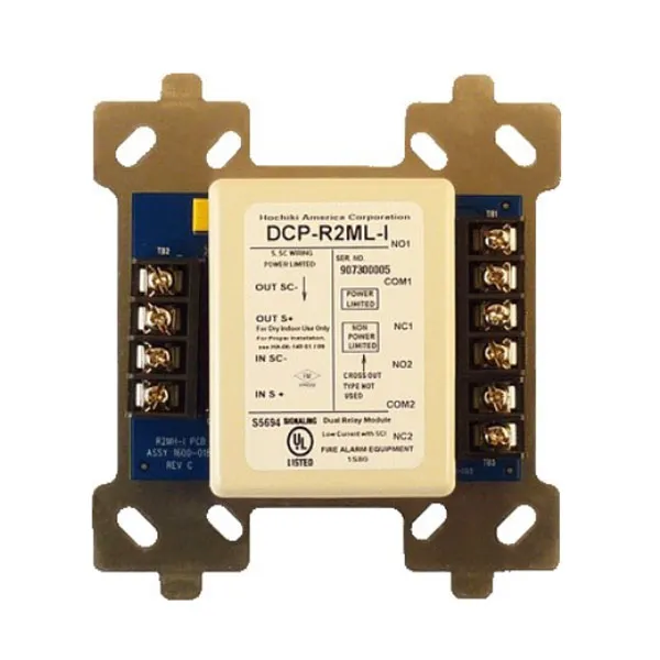 Module địa chỉ Hochiki DCP-R2ML-I Có cách li điều khiển 02 ngõ ra NO NC Module địa chỉ Hochiki DCP-R2ML-I Có cách li điều khiển 02 ngõ ra NO NC